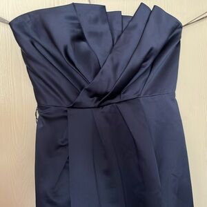 Vera Wang White Label Navy Blue Dress Size 6